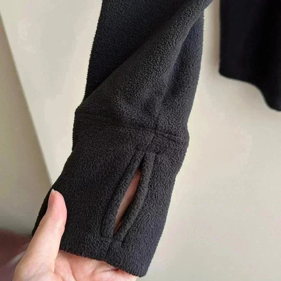 Old Navy Go-Warm Micro Performance Fleece 1/4-Zip Sweatshirt, Black Jack, M - Picture 5 of 16